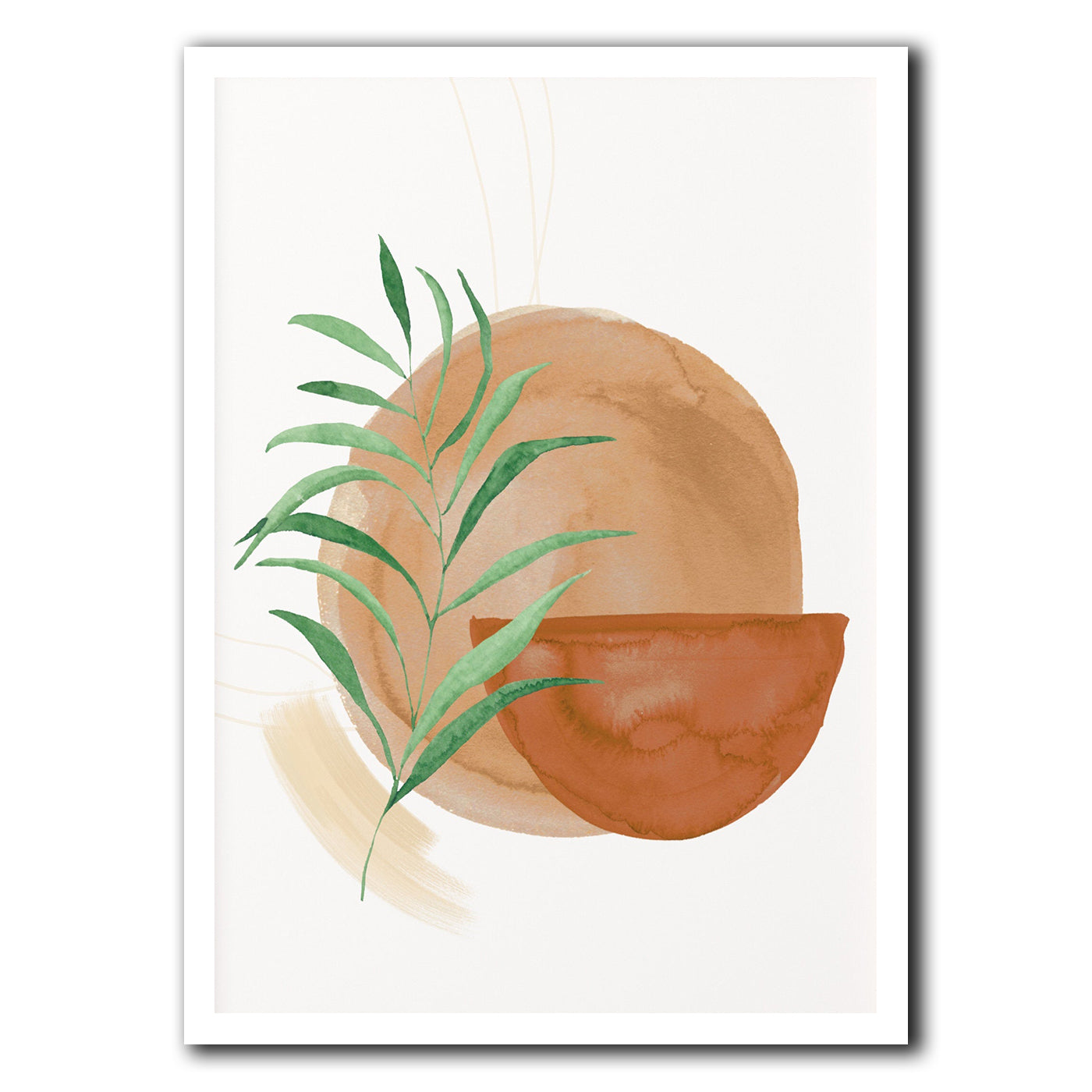 Bohemian Canvas Wall Art – Modern Abstract Painting for Stylish Home Décor