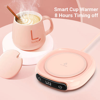 Smart Coffee Mug Warmer – Electric Heated Coaster with Constant Temperature Control