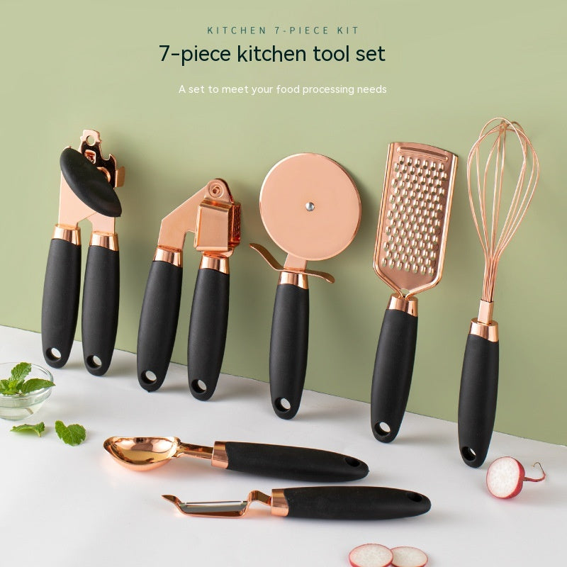 Multi-Purpose Copper Finish Kitchen Peeler Set