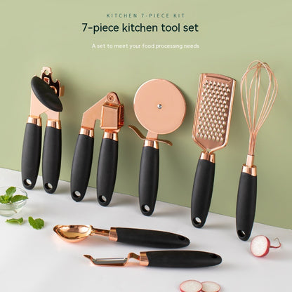 Multi-Purpose Copper Finish Kitchen Peeler Set