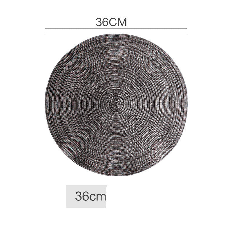 Handwoven Natural Fiber Table Mat – Rustic Dining Decor
