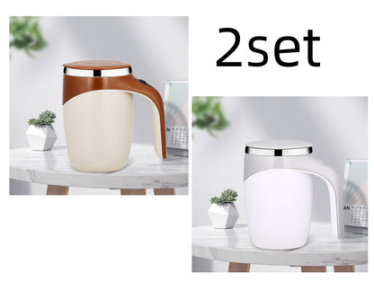 Rechargeable Self-Stirring Magnetic Coffee Mug – Automatic Mixing Cup for Coffee, Milkshakes & Protein Drinks