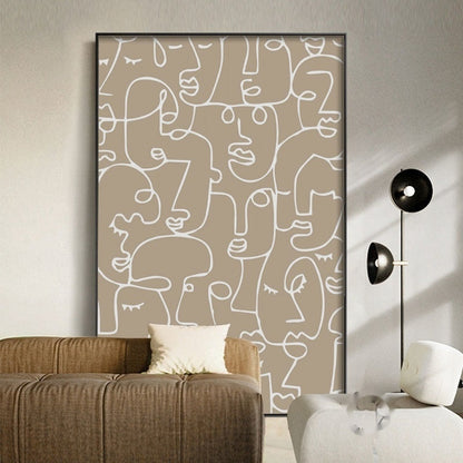Modern Sofa Backdrop Decorative Wall Painting