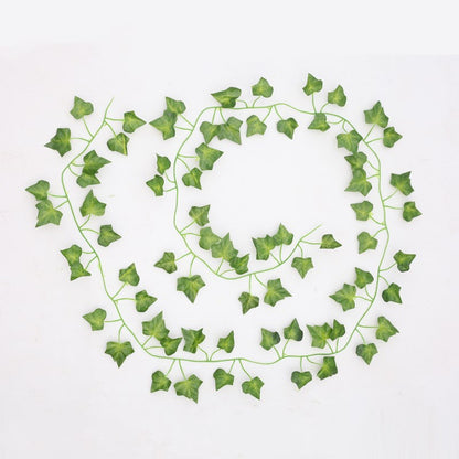 Lush Green Fake Ivy Vines – Hanging Creeper Leaves Decoration