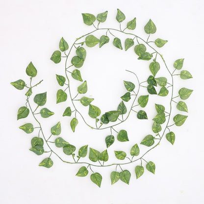 Lush Green Fake Ivy Vines – Hanging Creeper Leaves Decoration