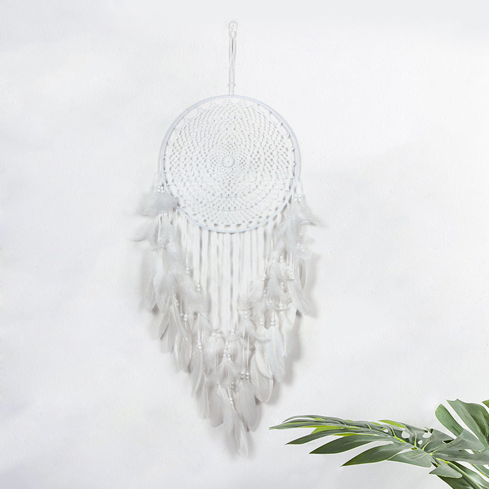 Elegant Feather Dream Catcher Strap – Rustic Wedding & Event Decor