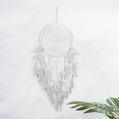 Elegant Feather Dream Catcher Strap – Rustic Wedding & Event Decor