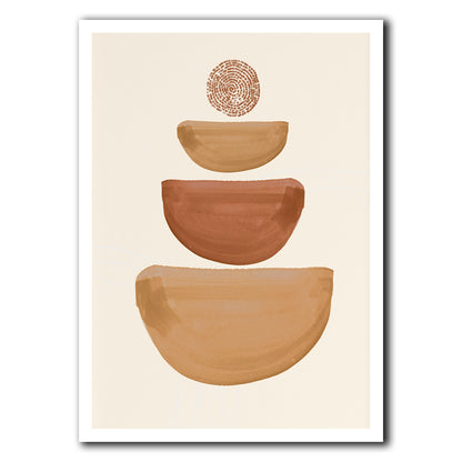 Bohemian Canvas Wall Art – Modern Abstract Painting for Stylish Home Décor