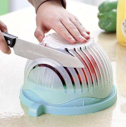Multi-Function Salad & Vegetable Cutter Bowl