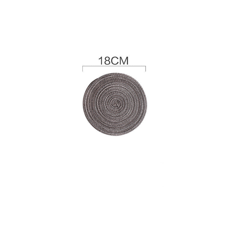 Handwoven Natural Fiber Table Mat – Rustic Dining Decor