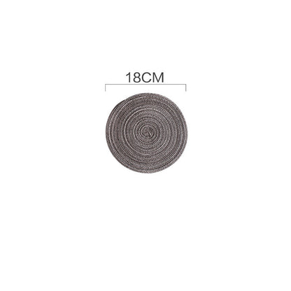 Handwoven Natural Fiber Table Mat – Rustic Dining Decor