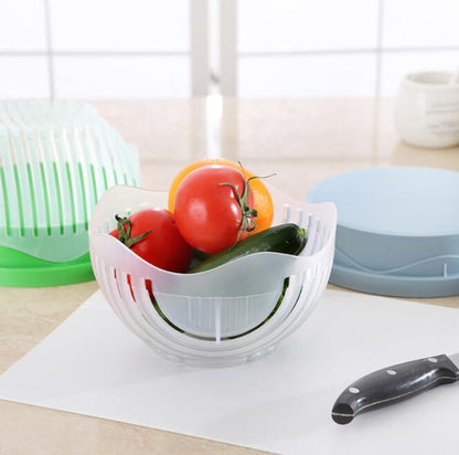 Multi-Function Salad & Vegetable Cutter Bowl