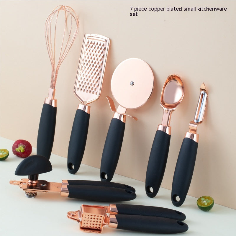 Multi-Purpose Copper Finish Kitchen Peeler Set