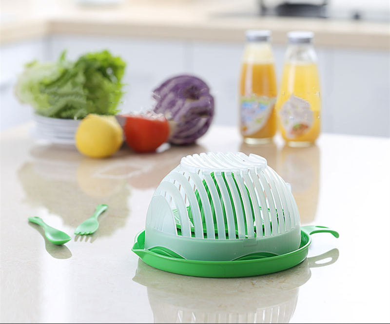 Multi-Function Salad & Vegetable Cutter Bowl