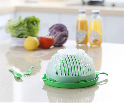 Multi-Function Salad & Vegetable Cutter Bowl
