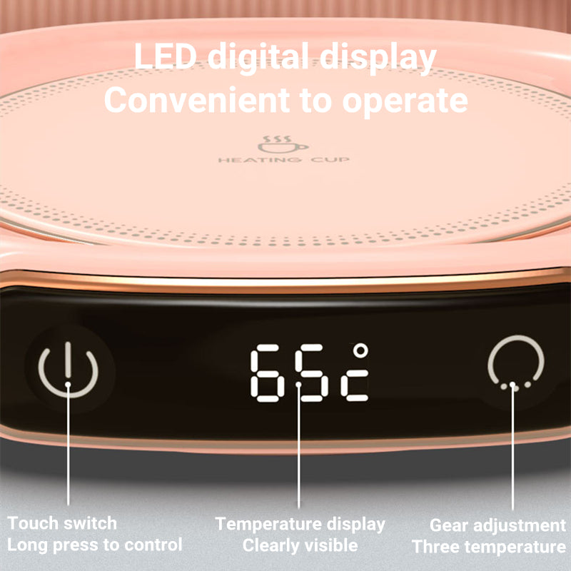 Smart Coffee Mug Warmer – Electric Heated Coaster with Constant Temperature Control