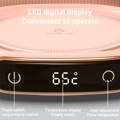 Smart Coffee Mug Warmer – Electric Heated Coaster with Constant Temperature Control