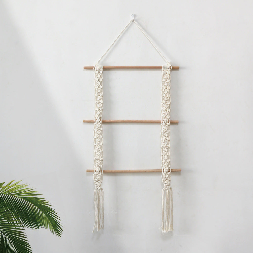Handmade Boho Cotton Rope Woven Tapestry Wall Art