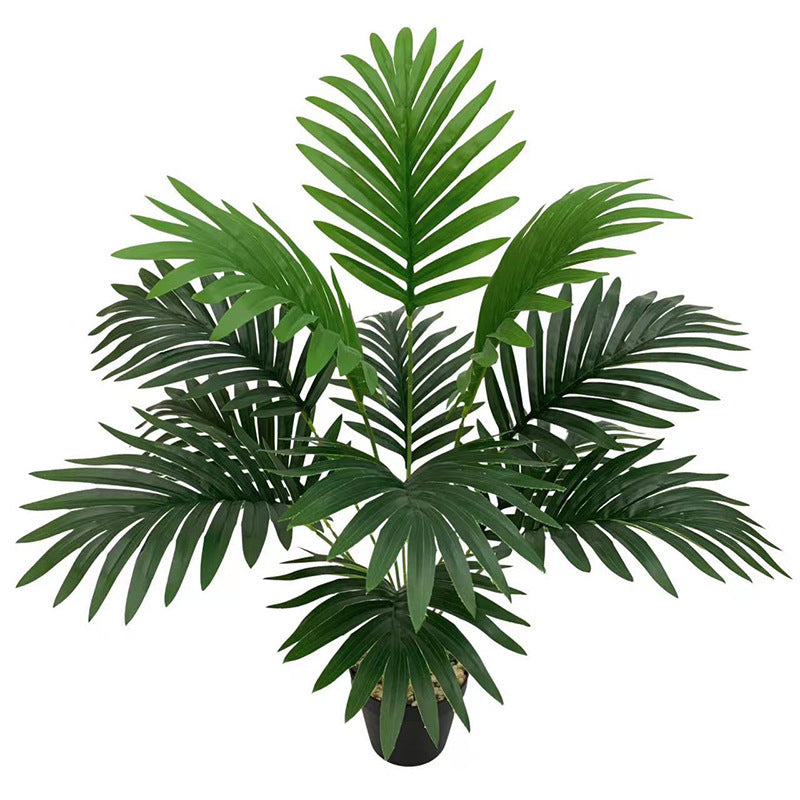 Simulation Green Plant Wall Decoration – Turtle Leaf Round Beam Design