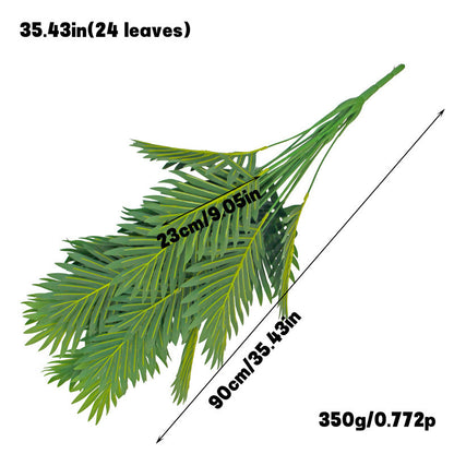 Simulation Green Plant Wall Decoration – Turtle Leaf Round Beam Design